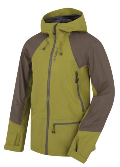 Husky Pánská hardshell bunda Nanola M khaki/green Velikost: XL