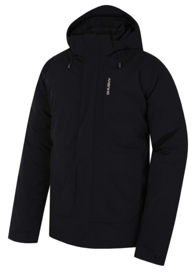 Husky Pánská hardshellová plněná bunda Nurme M black Velikost: XL