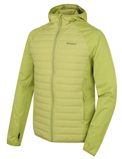 Husky Pánská hybrid mikina Arya M light green Velikost: XL