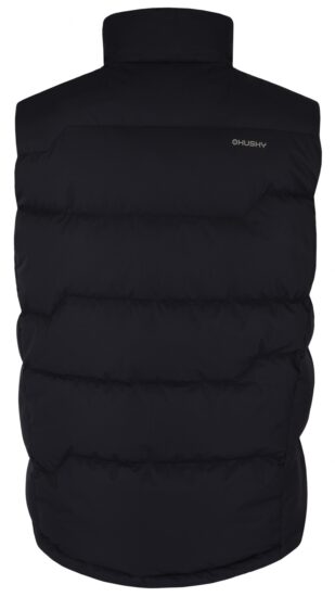 Husky Pánská péřová vesta na zip Deep M black Velikost: XXL - Obrázek 2