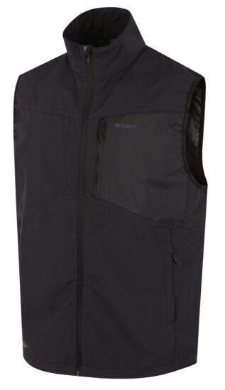 Husky Pánská softshell vesta Salien M black Velikost: S