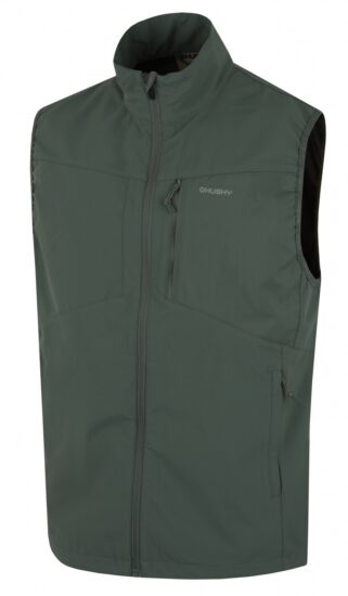 Husky Pánská softshell vesta Salien M faded green Velikost: S