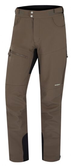 Husky Pánské softshell kalhoty Keson M brown Velikost: XL