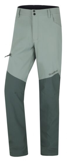 Husky Pánské softshellové kalhoty Kavia M green Velikost: XXXL
