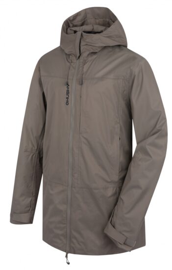 Husky Pánský hardshell kabát Nestia M brown Velikost: L