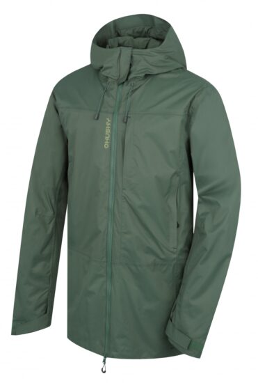Husky Pánský hardshell kabát Nestia M green Velikost: XXXL