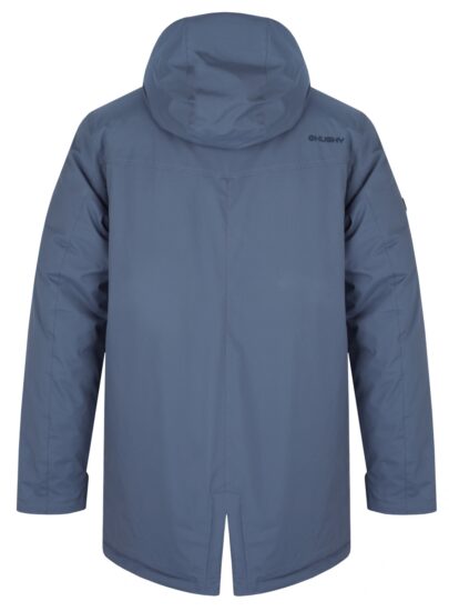 Husky Pánský hardshellový plněný kabát Narvik M faded blue Velikost: XXXL - Obrázek 2