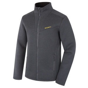 Husky Pánský svetr na zip Akra M dark grey Velikost: XXL