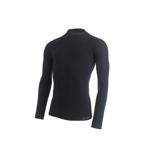 Lasting WAPOL 9999 černé pánské merino triko Velikost: L/XL
