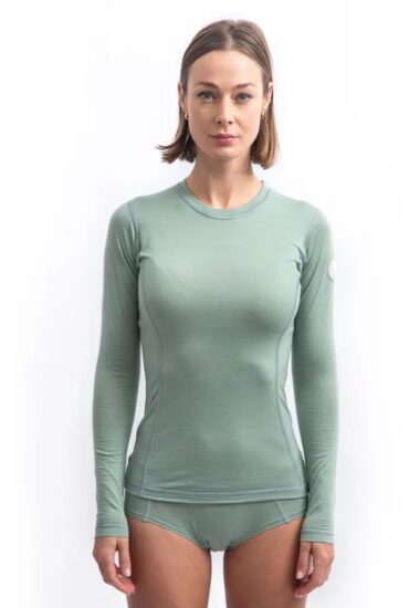SENSOR MERINO AIR dámské triko dl.rukáv basil green Velikost: M - Obrázek 2