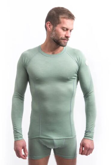 SENSOR MERINO AIR pánské triko dl.rukáv basil green Velikost: L - Obrázek 2