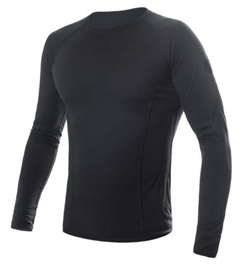 SENSOR MERINO AIR pánské triko dl.rukáv černá 23200006-01 Velikost: L 8592837092812