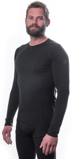 SENSOR MERINO AIR pánské triko dl.rukáv černá 23200006-01 Velikost: XXL 8592837092836 - Obrázek 2