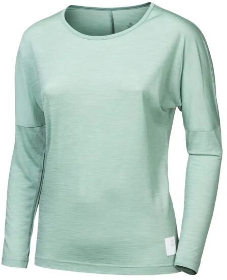 SENSOR MERINO AIR traveller dámské triko dl.rukáv basil green Velikost: S