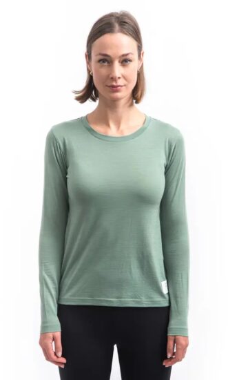SENSOR MERINO CORDURA dámské triko dl.rukáv basil green Velikost: XL - Obrázek 2
