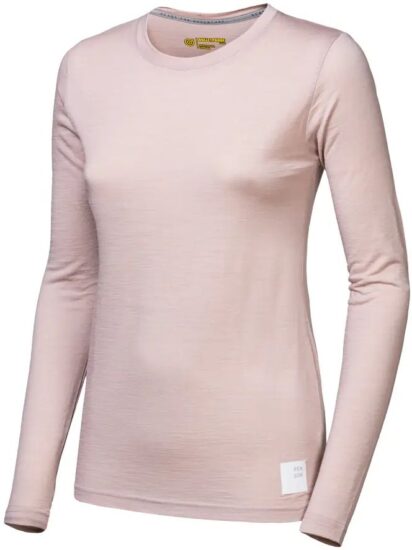 SENSOR MERINO CORDURA dámské triko dl.rukáv dusty pink Velikost: XL