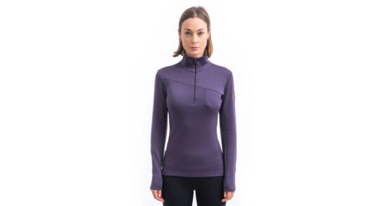 SENSOR MERINO EXTREME UP dámská mikina dl.rukáv zip grape purple Velikost: XL - Obrázek 2
