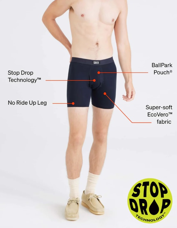 Saxx VIBE XTRA BOXER BRIEF FLY 3PK black Velikost: M - Obrázek 2